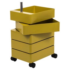 Cassettiera su ruote Magis 360° design Konstantin Grcic - 5 cassetti - Giallo
