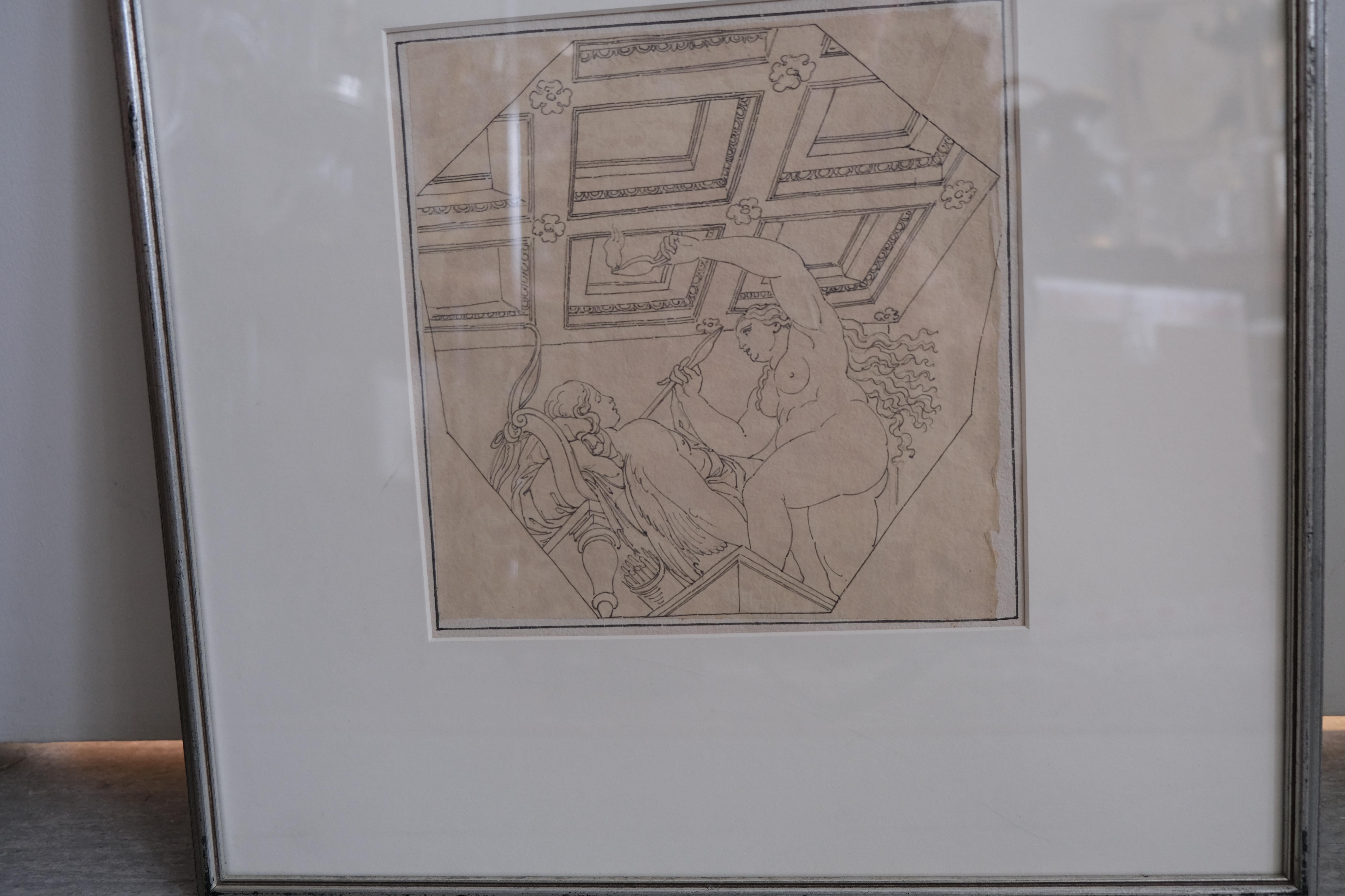 18th Century and Earlier Drawing, 18th C For Sale