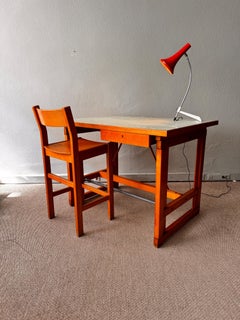 Drawing Board and Chair by José Espinho for Móveis Olaio, 1970's