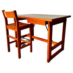Drawing Board and Chair by José Espinho for Móveis Olaio, 1970's
