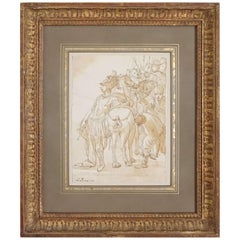 Drawing by Jean-Baptiste Le Prince, 1760