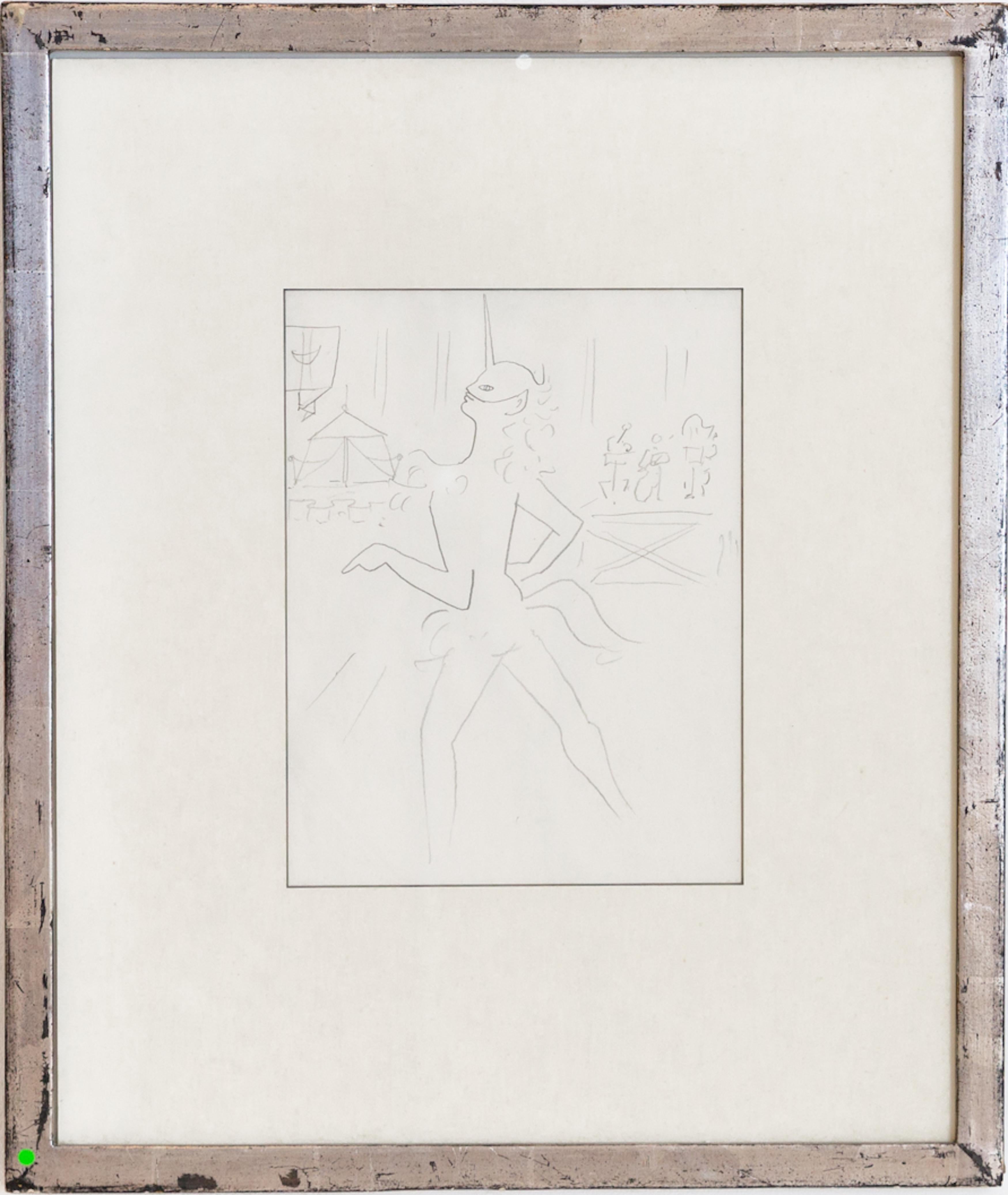 Drawing by Jean Cocteau 