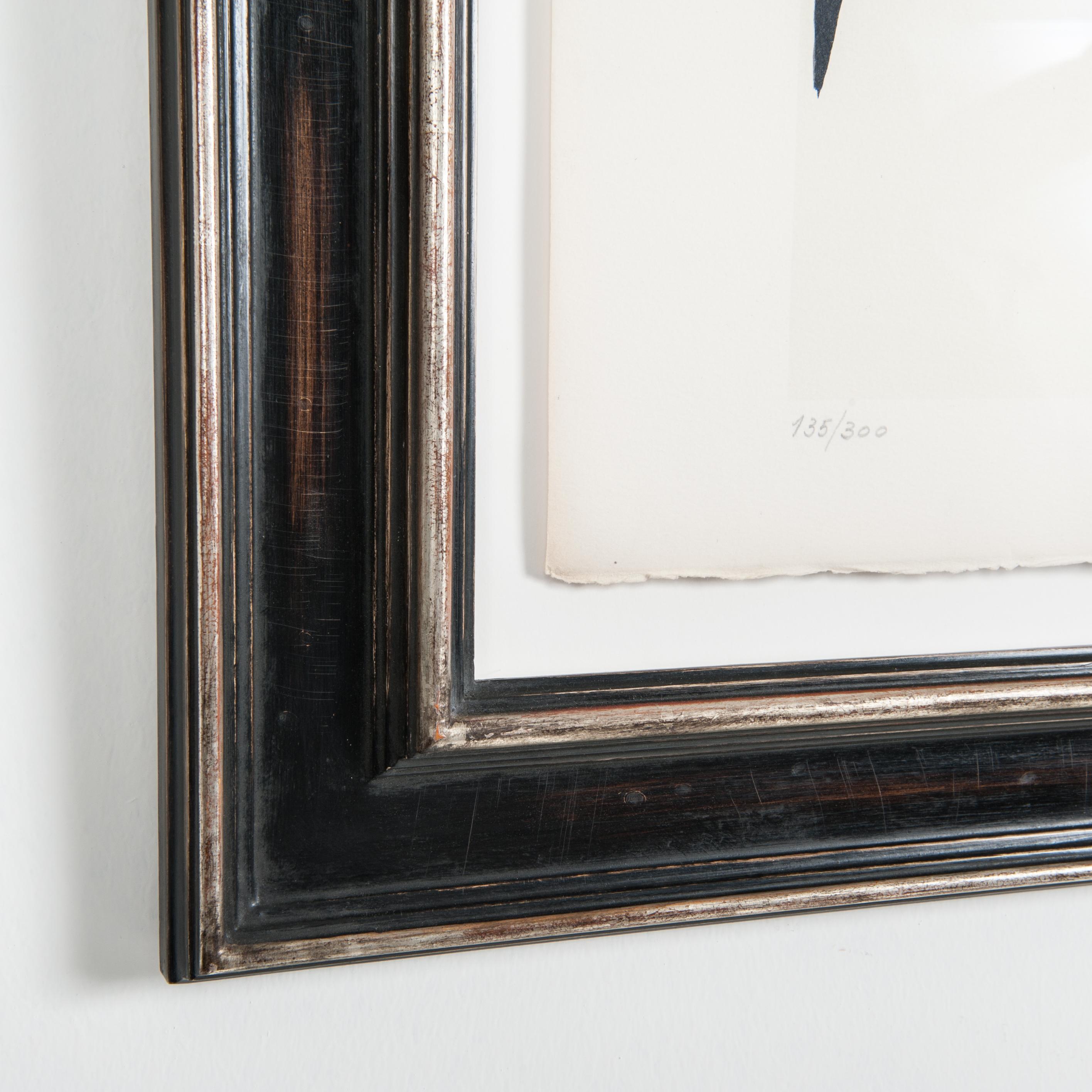 Moderno Disegno di Manuel Viana, litografia in bianco e nero, edizione limitata degli anni '70. in vendita