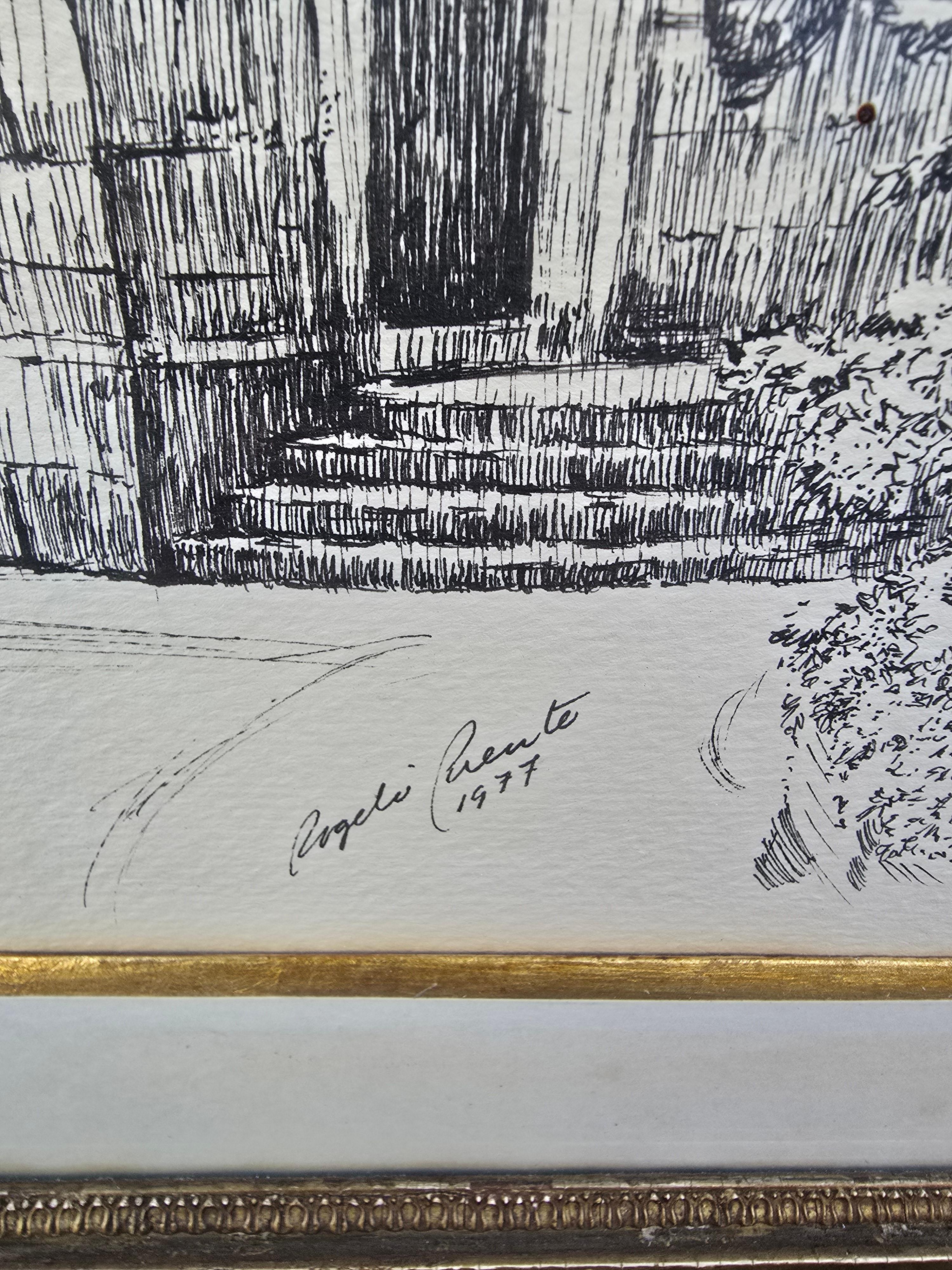 Dessin de Rogelio Puente (Cuba, 1936-1996). en vente 4