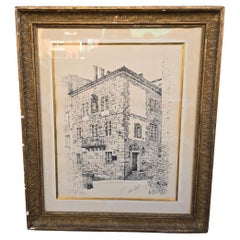 Dibujo de Rogelio Puente (Cuba, 1936-1996).