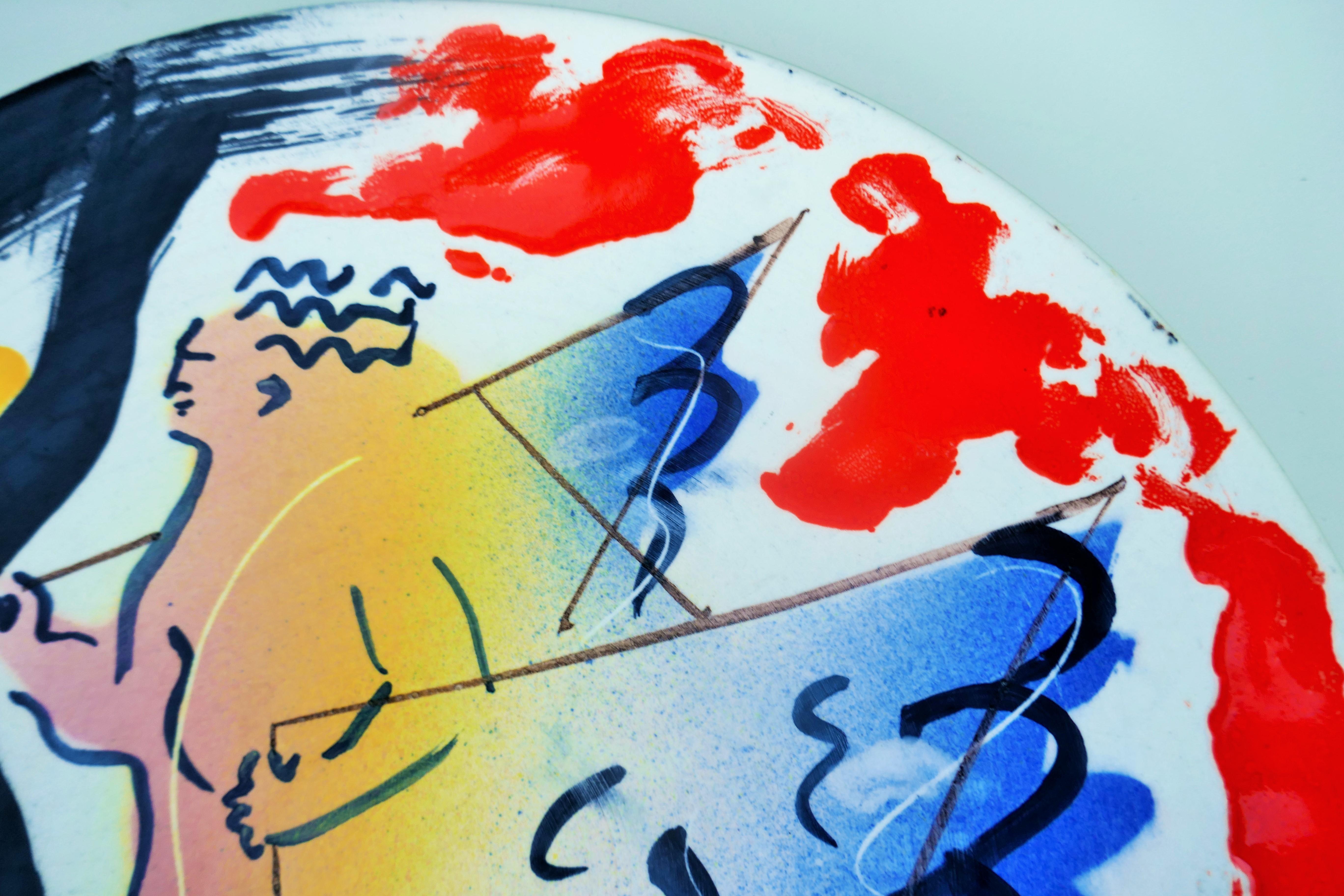 Zeichnung des Malers Paolo Buggiani für Bitossi. 335/1700 im Angebot 1