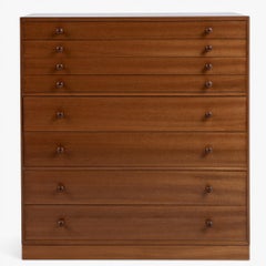 Drawing cabinet in mahogany by Mogens Koch