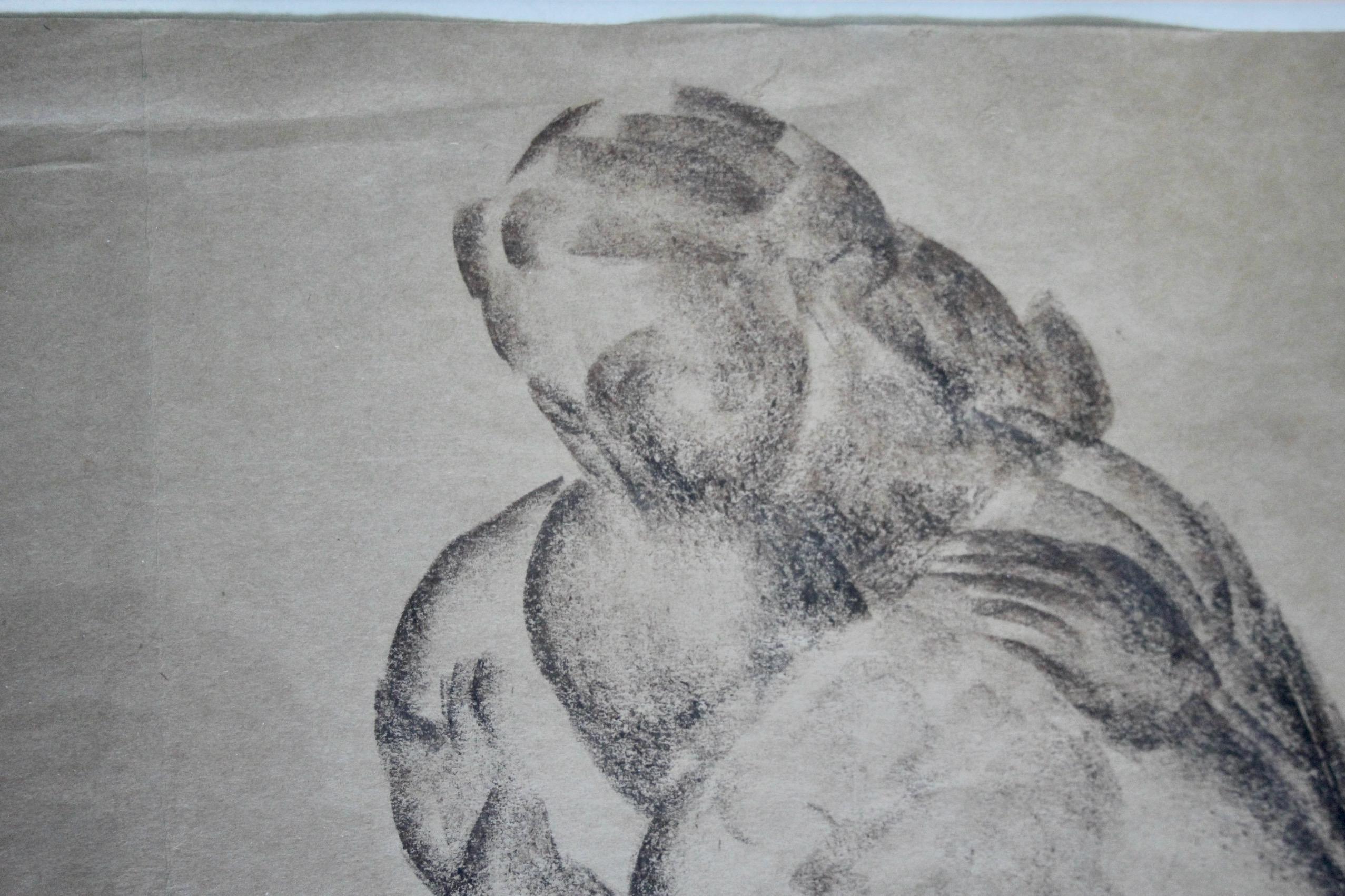 Croatian Drawing dated and signed 25