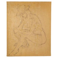 Vintage Drawing in Transparency, 20th Century
