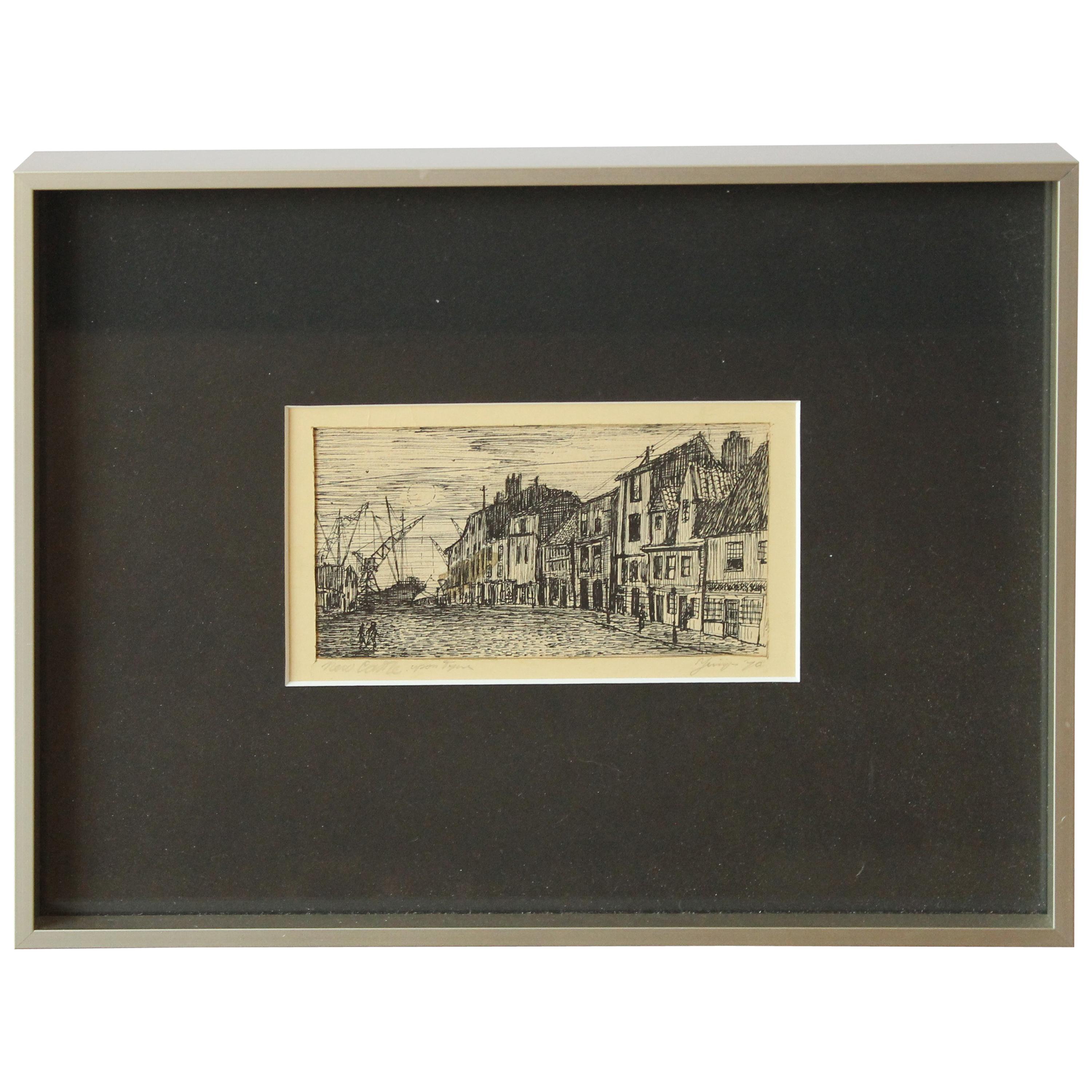 Drawing, New Castle Upon Tyne For Sale