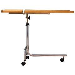Drawing Oak Table Retro Danish 1960s Design