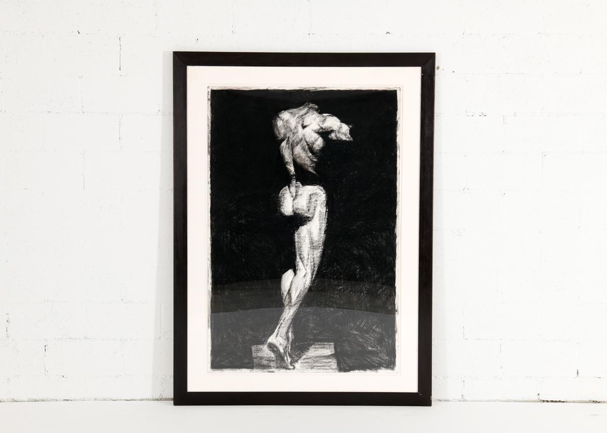 Américain Dessin d'un nu, modelé d'après une photographie de Victor Skrebneski en vente