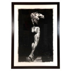 Zeichnung eines Akts, Modelliert nach einer Fotografie von Victor Skrebneski