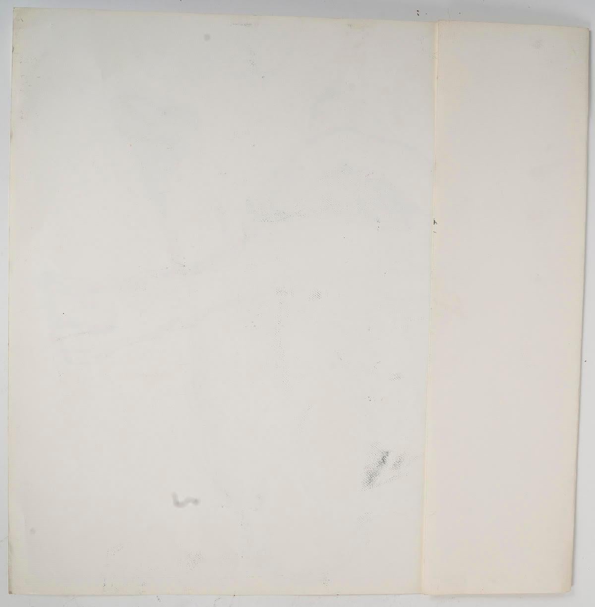 Drawing of a Sleeping Nude Man by Evelyne Luez, 20th Century. In Good Condition For Sale In Saint-Ouen, FR