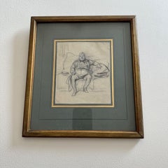 Dibujo de Alexandre Dumas padre por Paul Gavarni