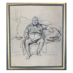 Zeichnung von Alexandre Dumas père von Paul Gavarni