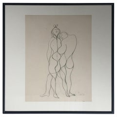Drawing of Lovers by Albert Radoczy #6