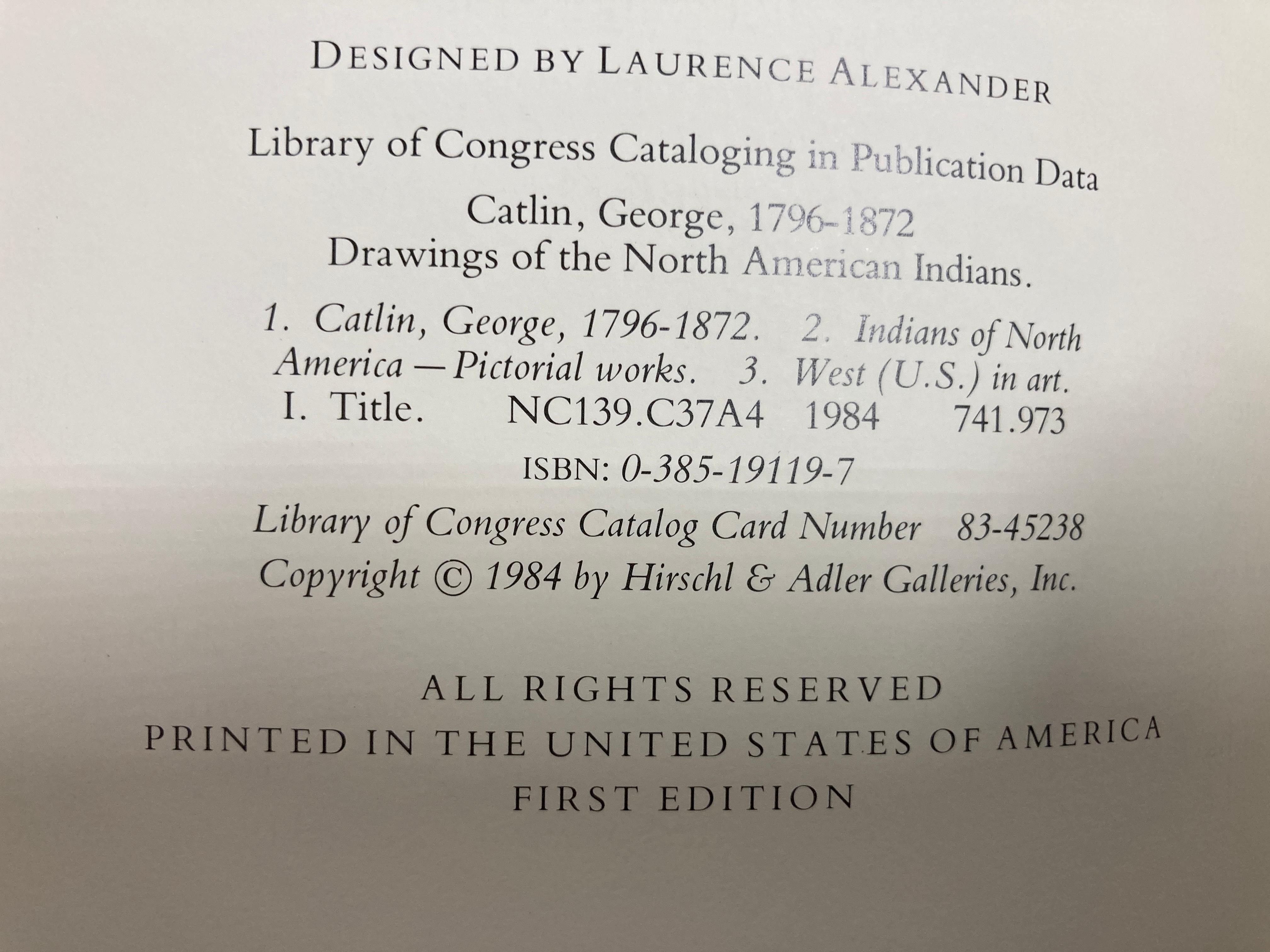 Drawing of North American Indians by George Catlin, Hardcover 5