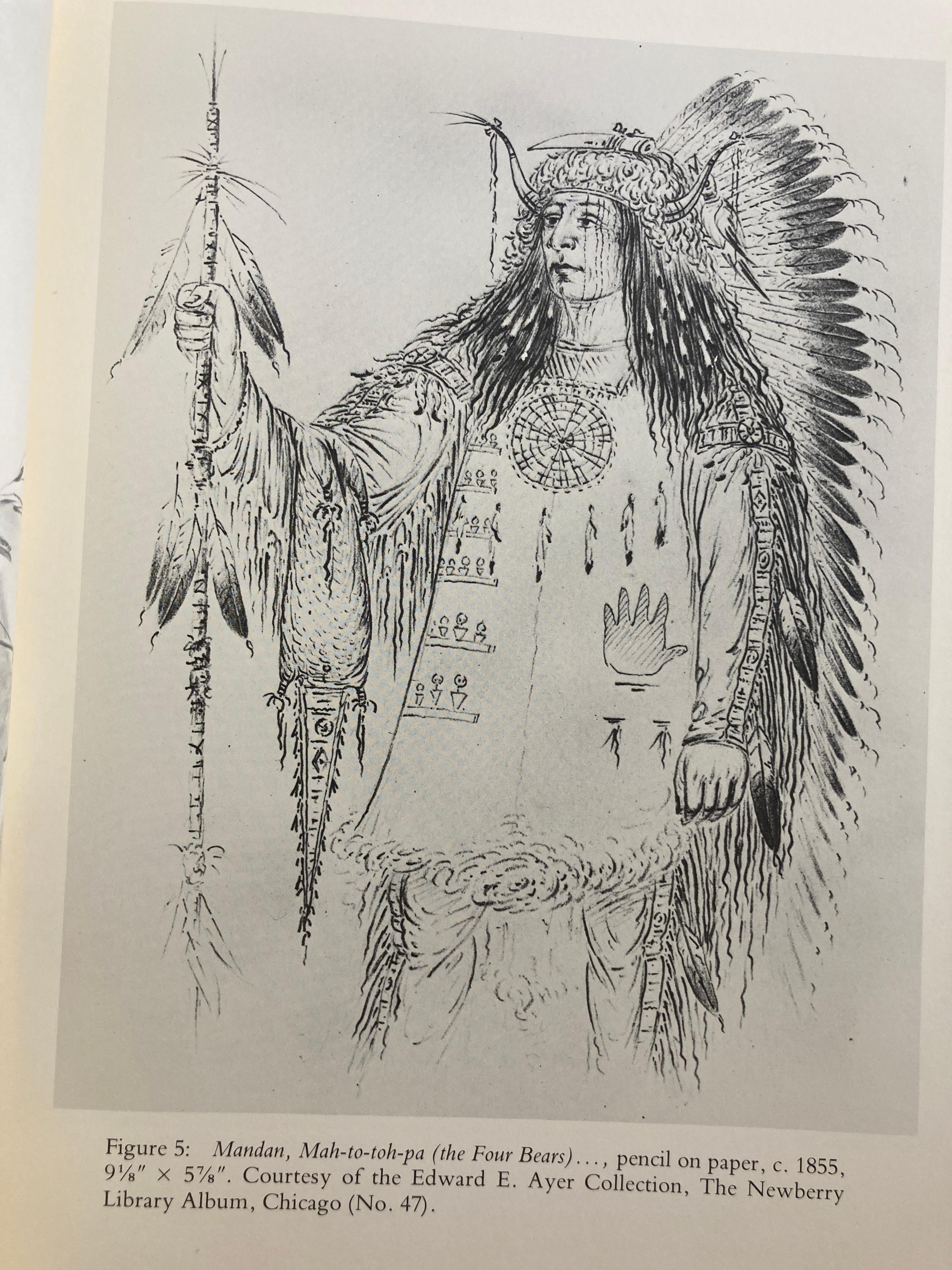 Drawing of North American Indians by George Catlin, Hardcover 7