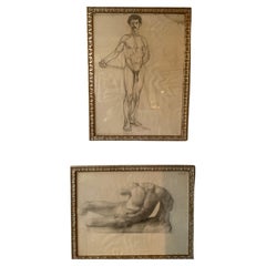Drawing of Nude Male from, 1898