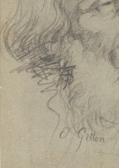 Drawing - 'Old man's head'