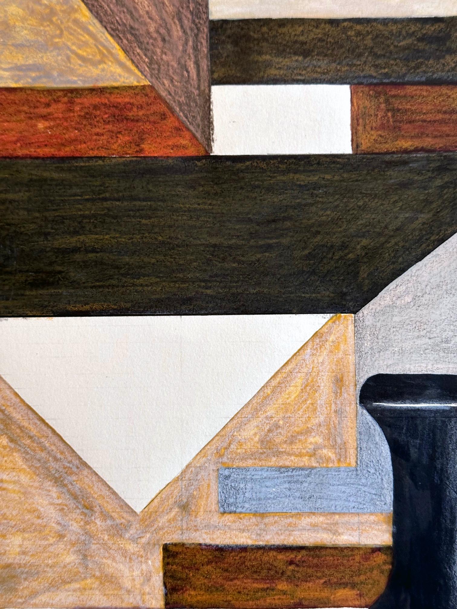 Drawing on Paper Nature Morte Still Life Attributed to Amédée Ozenfant For Sale 5
