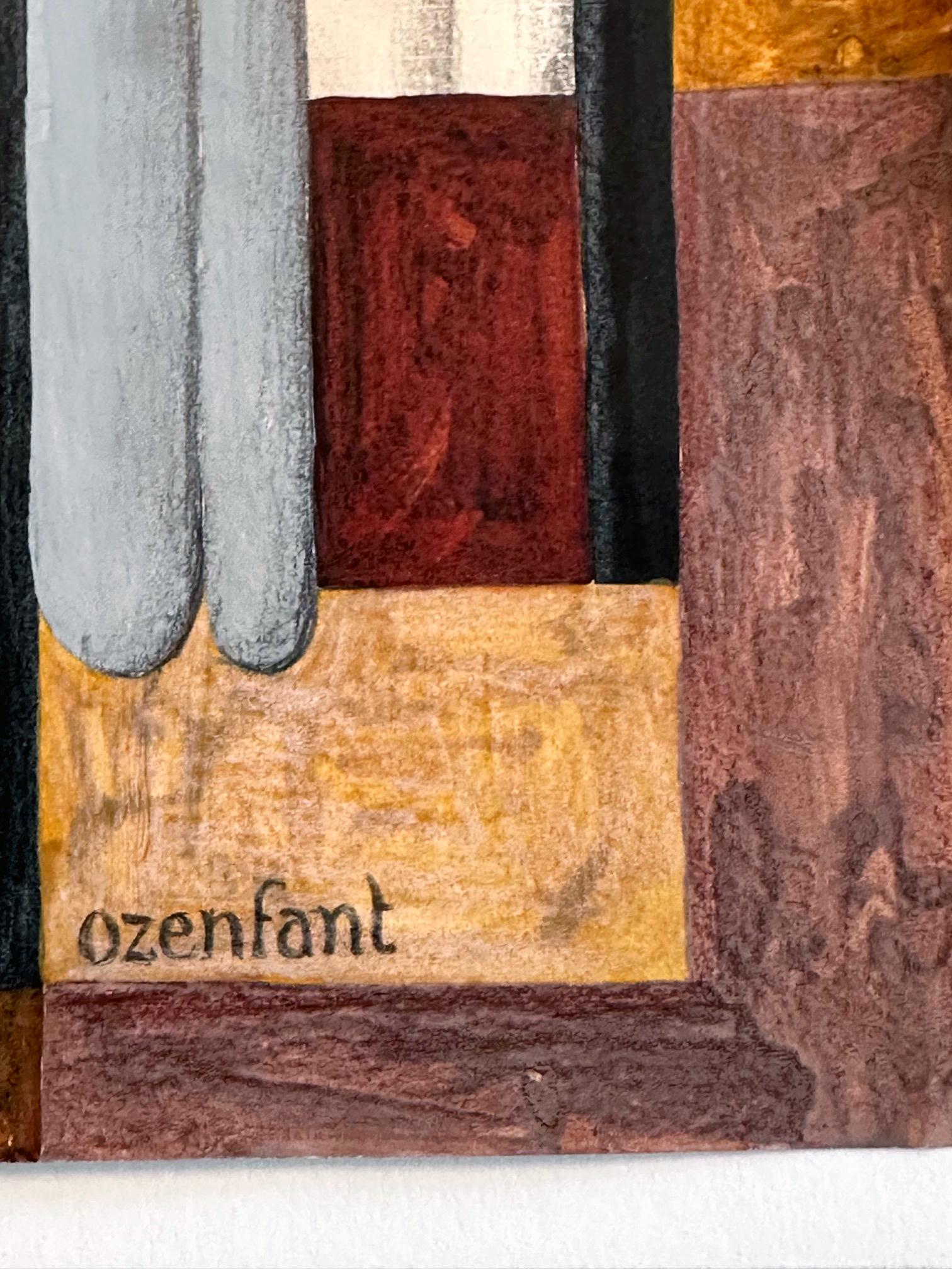 Drawing on Paper Nature Morte Still Life Attributed to Amédée Ozenfant For Sale 6