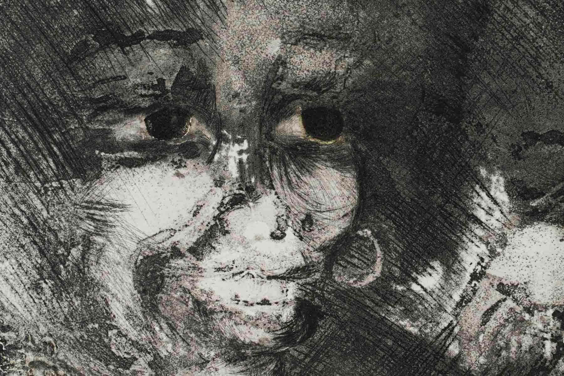 Dessin sur papier représentant des visages africains à l'encre noire, XXe siècle.

Dessin sur papier représentant des visages africains à l'encre noire, XXe siècle.
H : 28cm, L : 38cm, D : 0,2cm