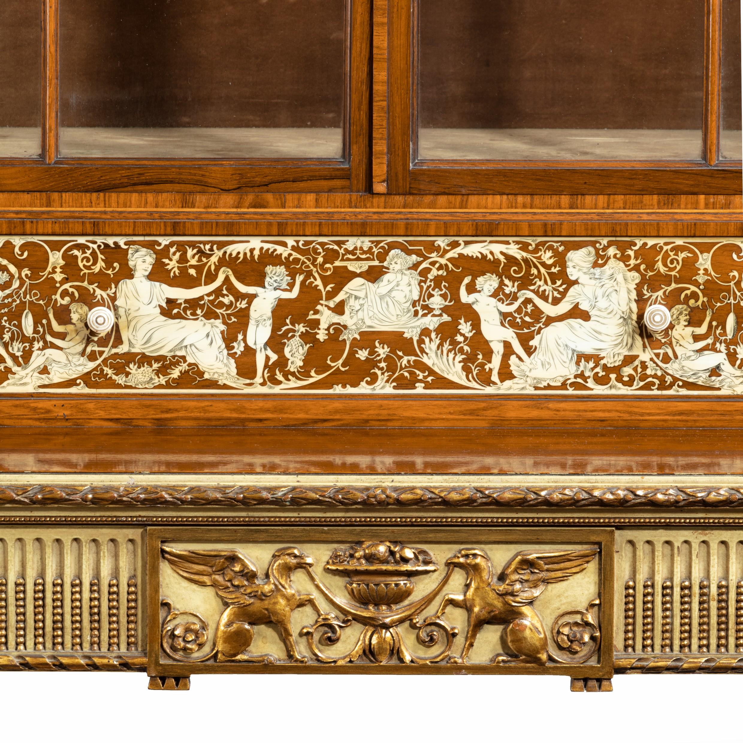 English Drawing Room Cabinet by Collinson and Lock