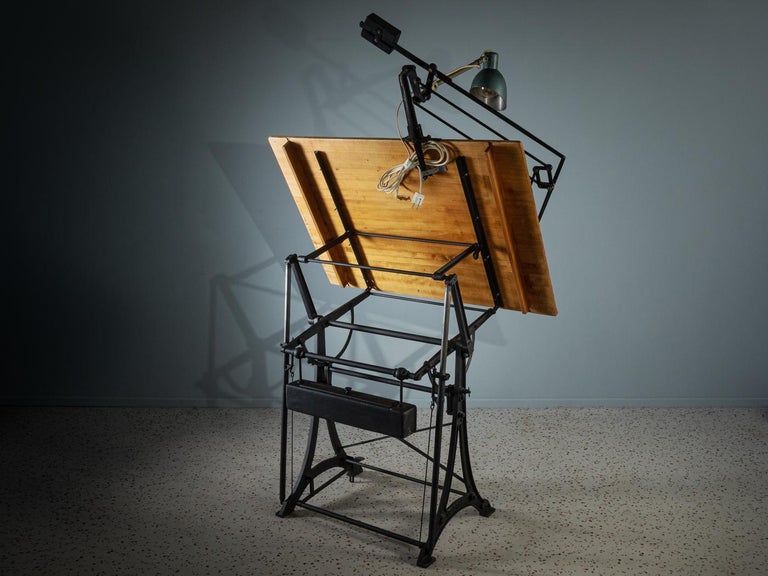Drawing Table by Nestler, 1950s For Sale at 1stDibs