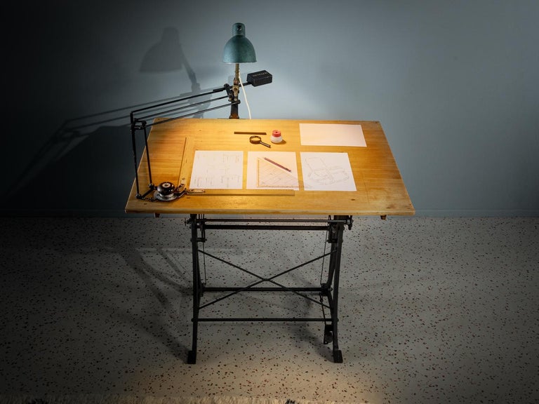 Drawing Table by Nestler, 1950s For Sale at 1stDibs