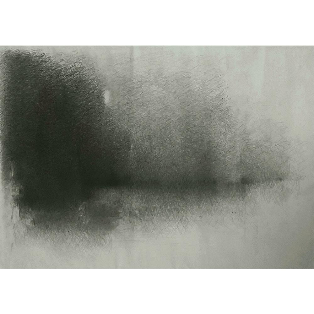 Crayon Drawing Untitled, Paul de Pignol, 2022 For Sale
