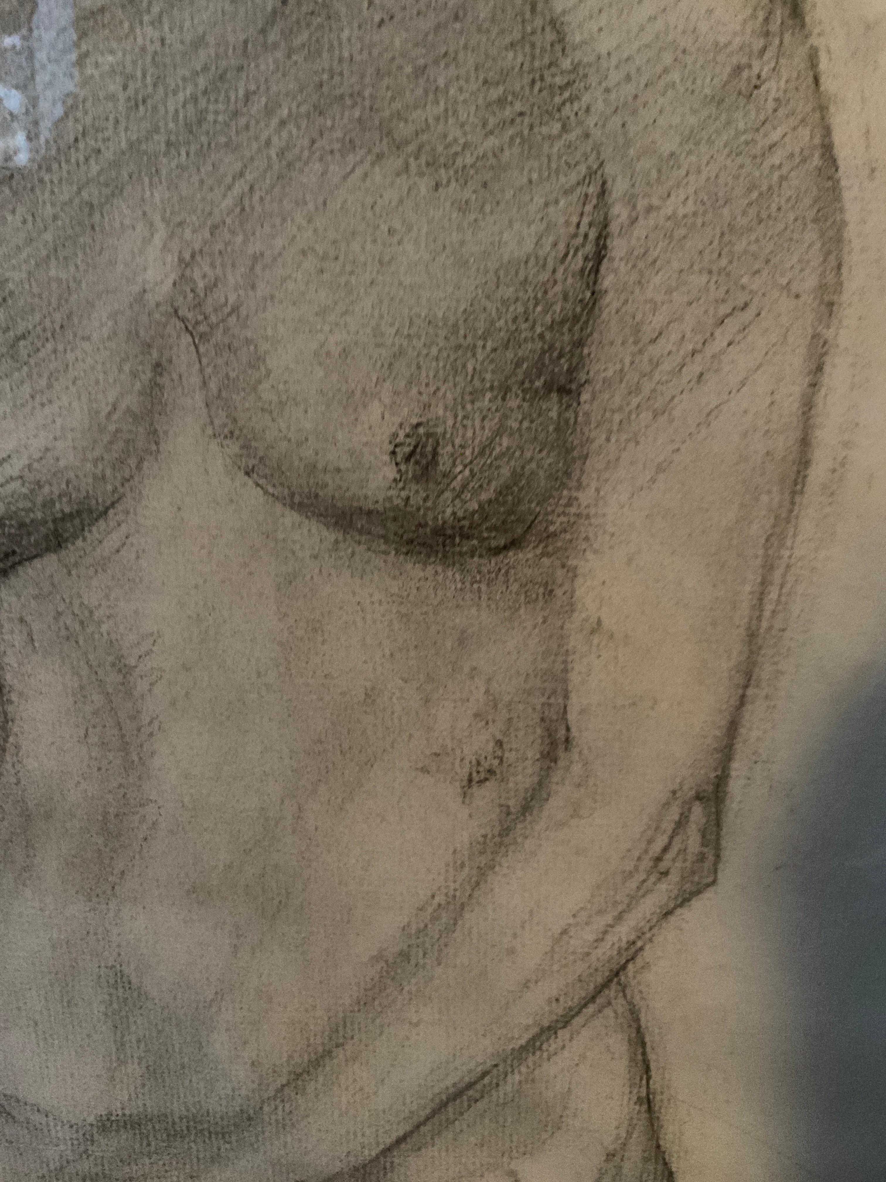 Late 19th Century Drawings of Nude Women from 1898 For Sale