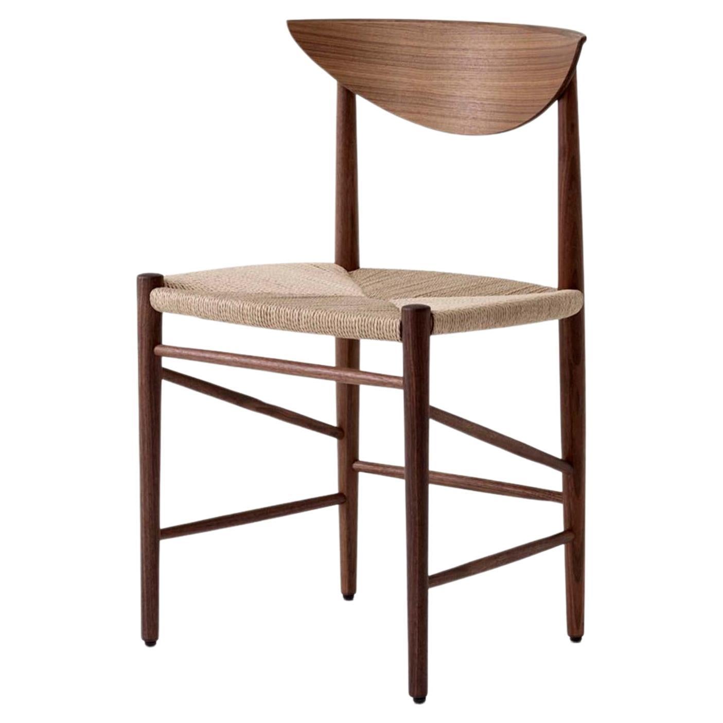 Drawn HM3 Chair, Oiled Walnut/Natural Paper Cord-Hvidt & Mølgaard for &Tradition
