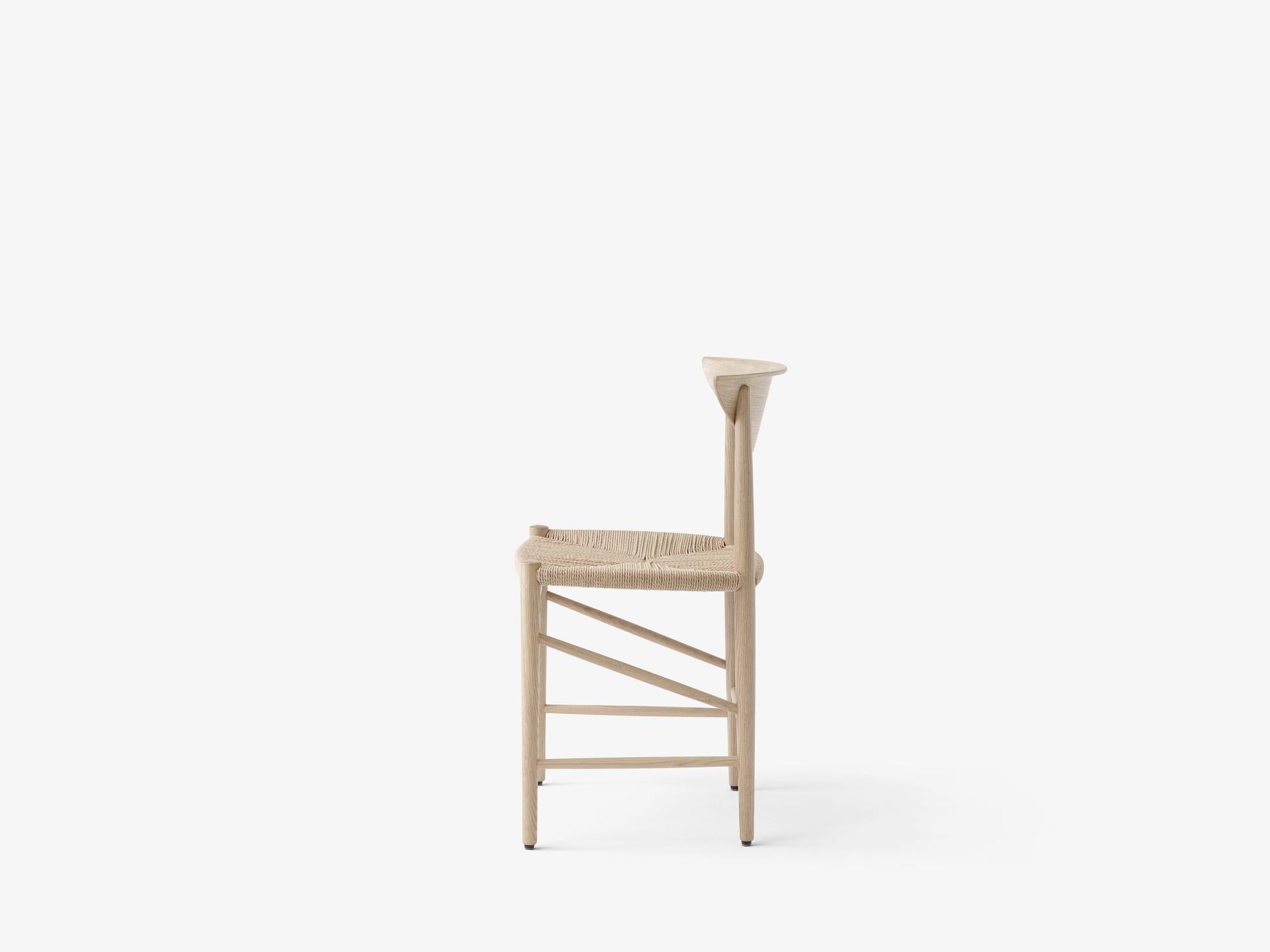 Danish Drawn HM3 Chair, Soaped Oak by Hvidt & Mølgaard for &Tradition For Sale
