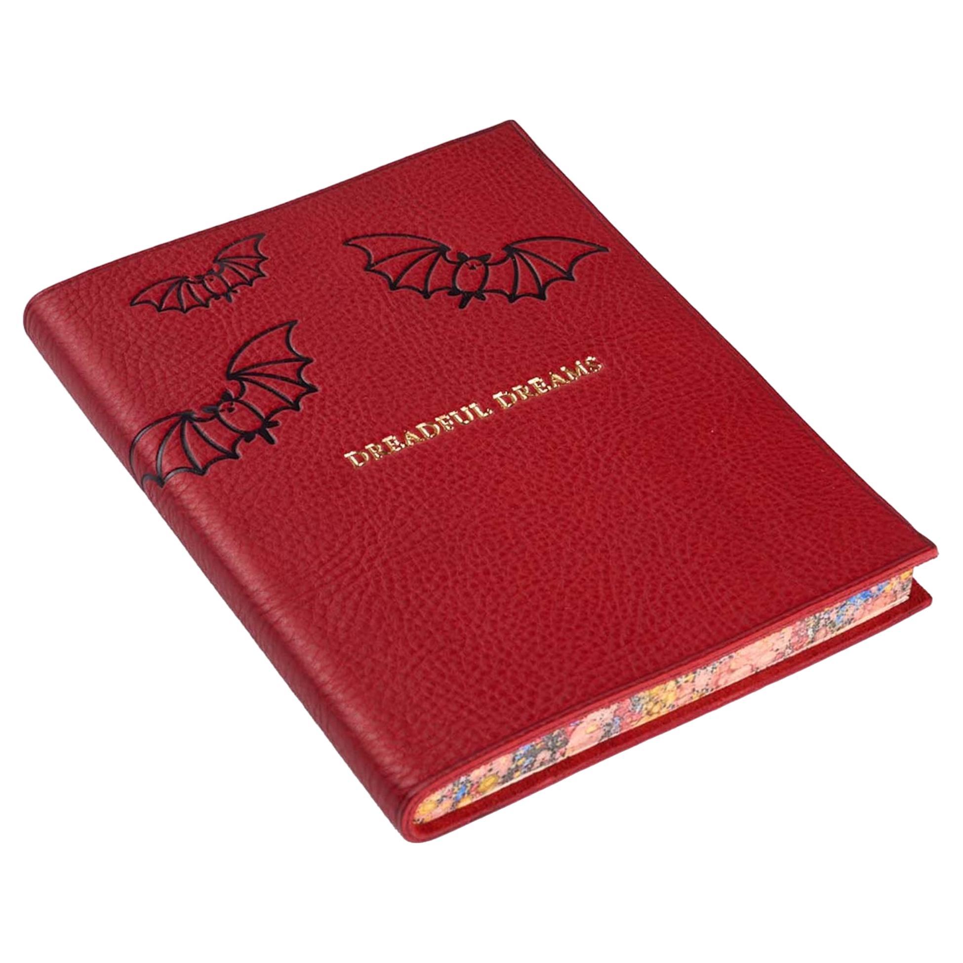 Dreadful Dreams Set of 2 Red Journals For Sale