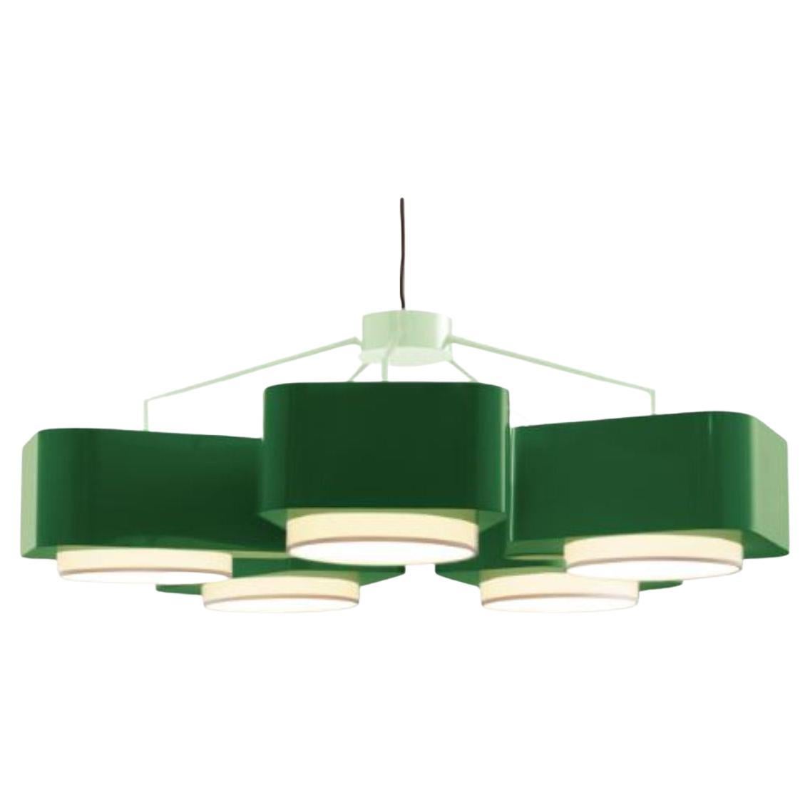 Dream and Emerald Carousel Suspension Lamp by Dooq For Sale