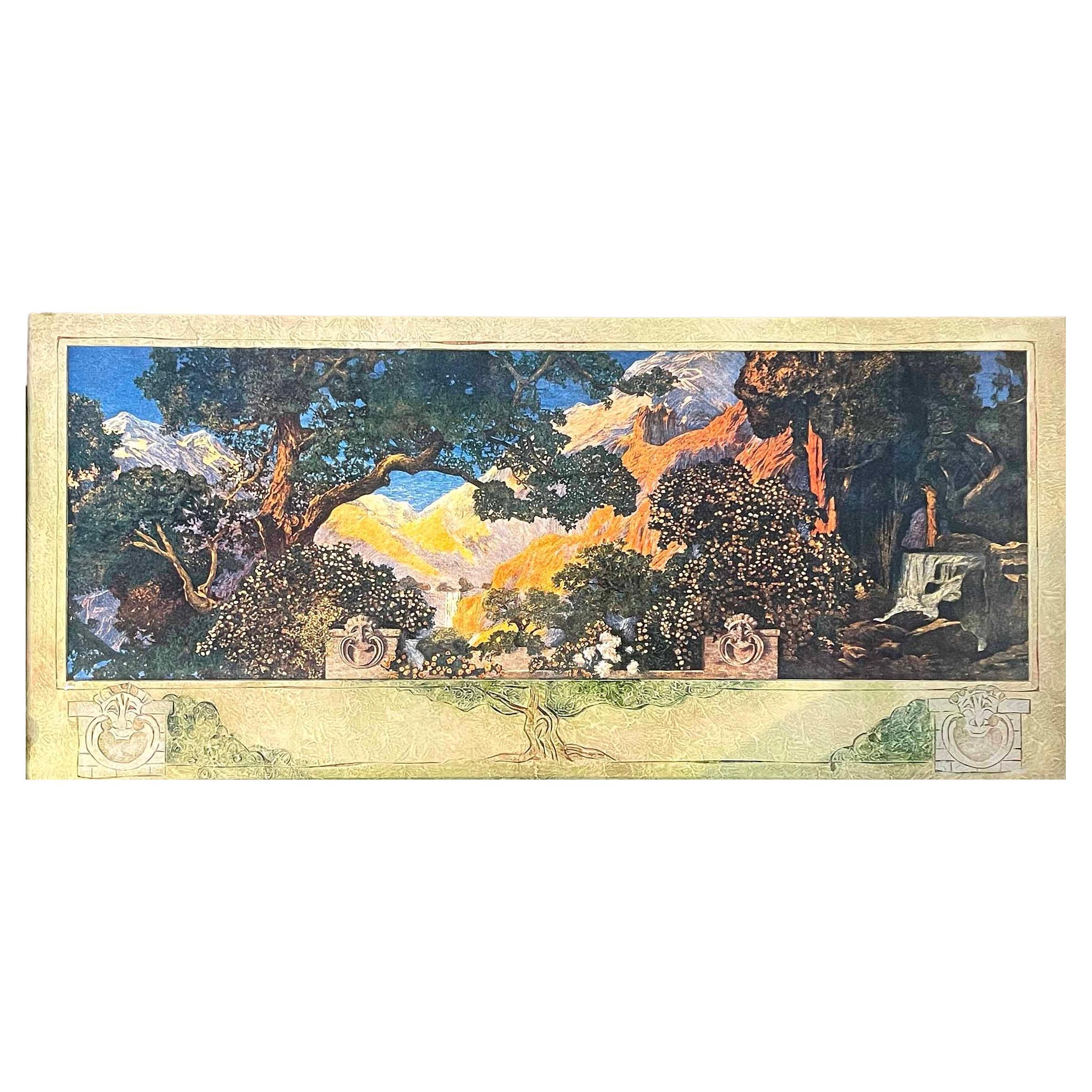 This extraordinary paean to Maxfield Parrish brings together an original, 1920s print featuring the 