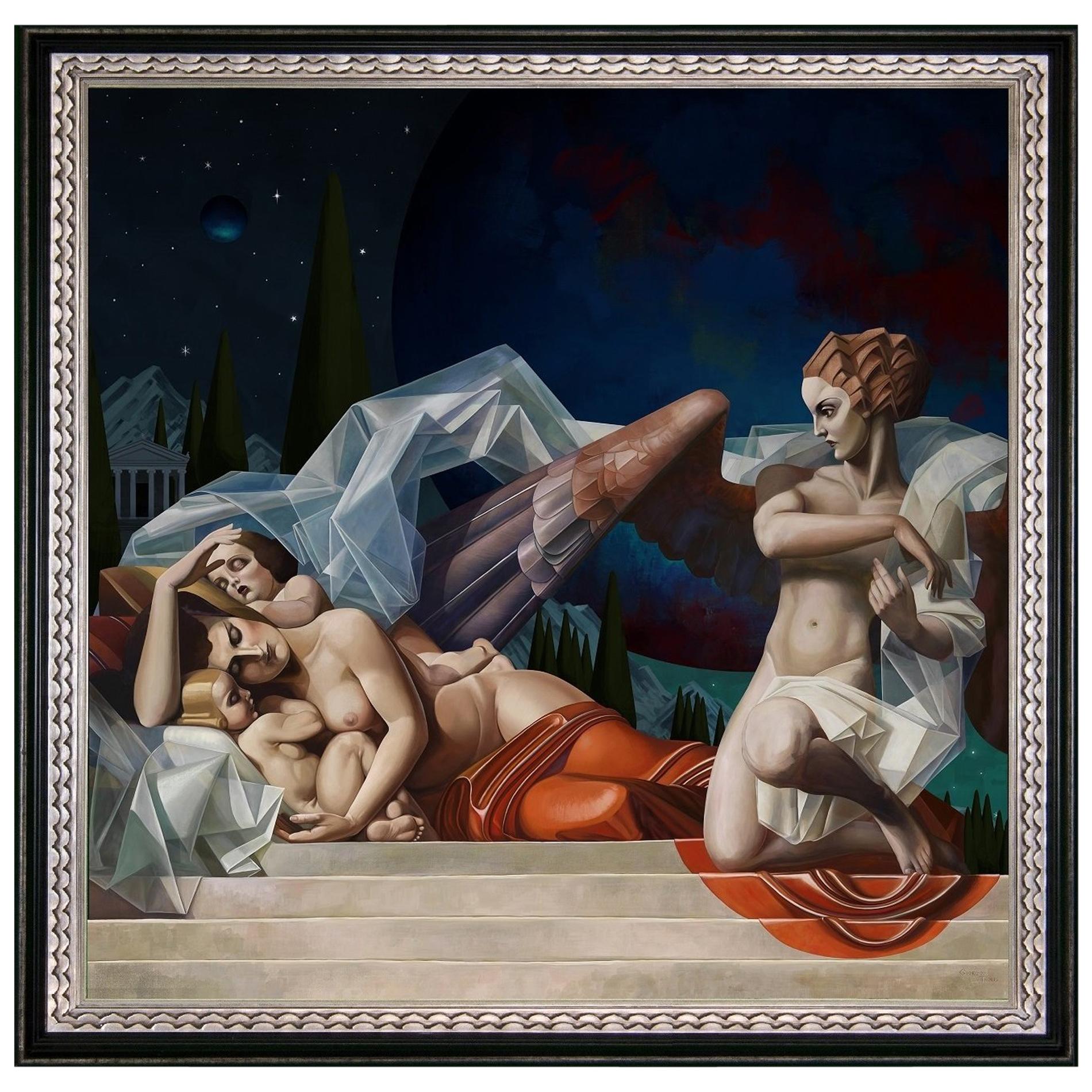 Dream of the Valkyrie, after Hans Skalitzky by Modern artist Giorgos Tsolis  For Sale