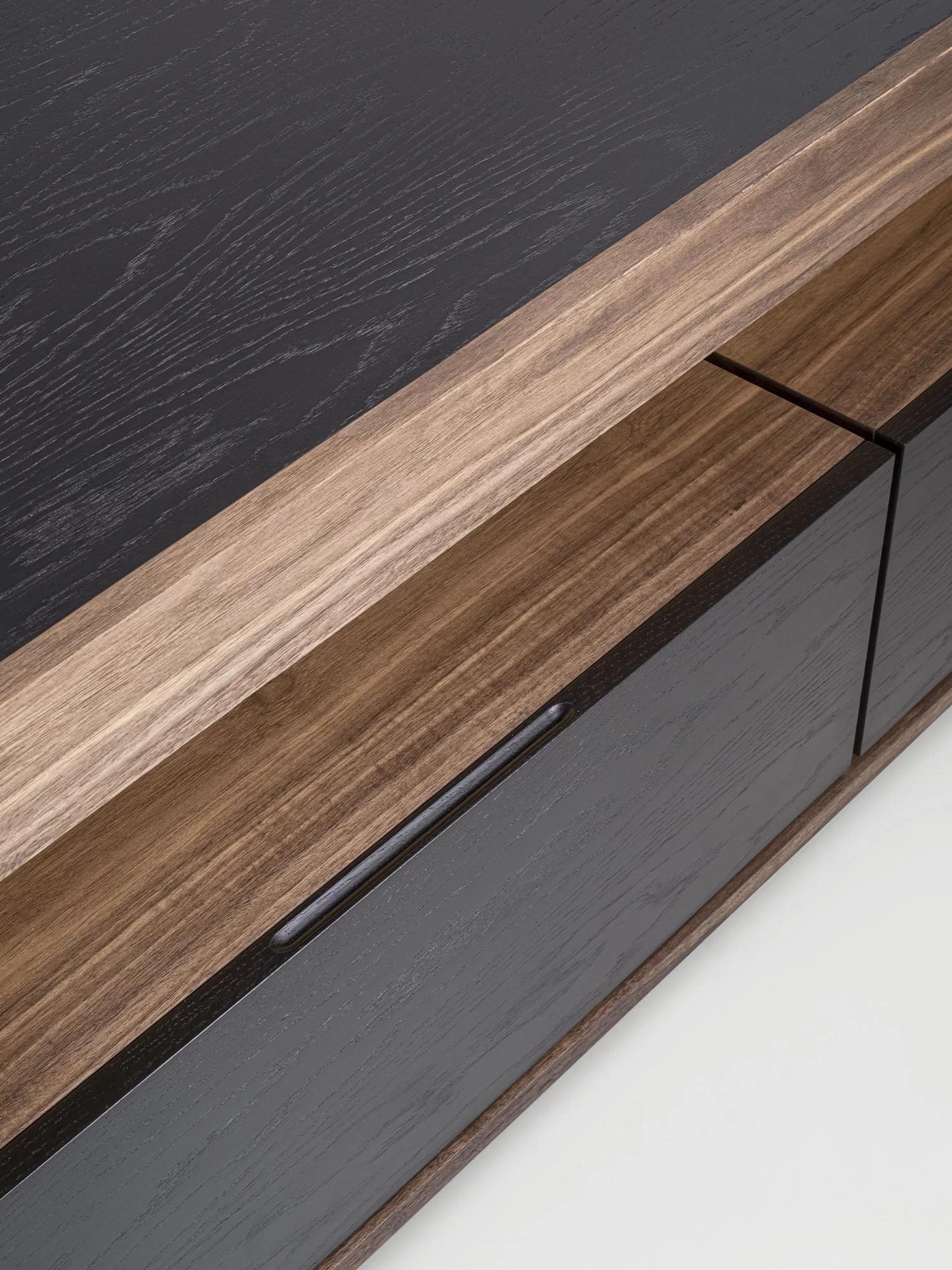 Dream Solid Wood Sideboard, Designed by Authentic Design, Made in Italy For Sale 4