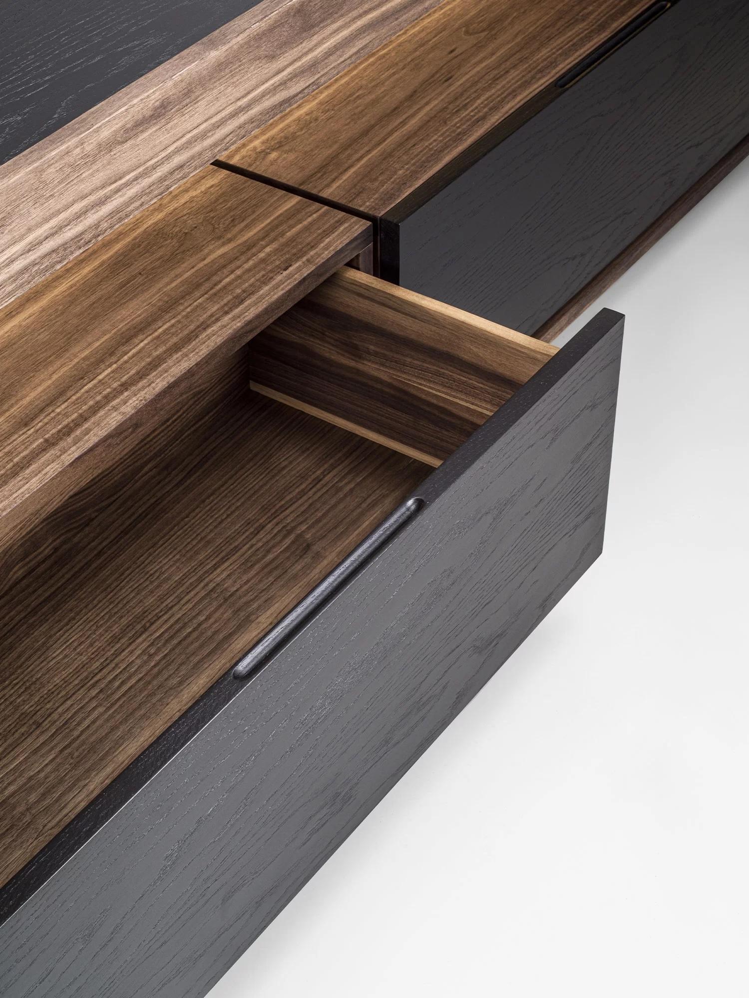 Dream Solid Wood Sideboard, Designed by Authentic Design, Made in Italy For Sale 3
