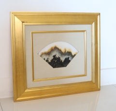 DREAM STONE 1910 Xi-Tuanxiong China Shih-Hua Art Landscape Framed Cut Marble