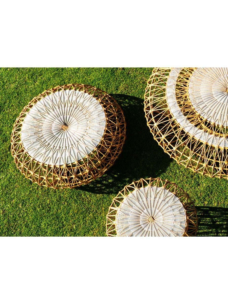 Philippine Dreamcatcher Small Stool by Kenneth Cobonpue