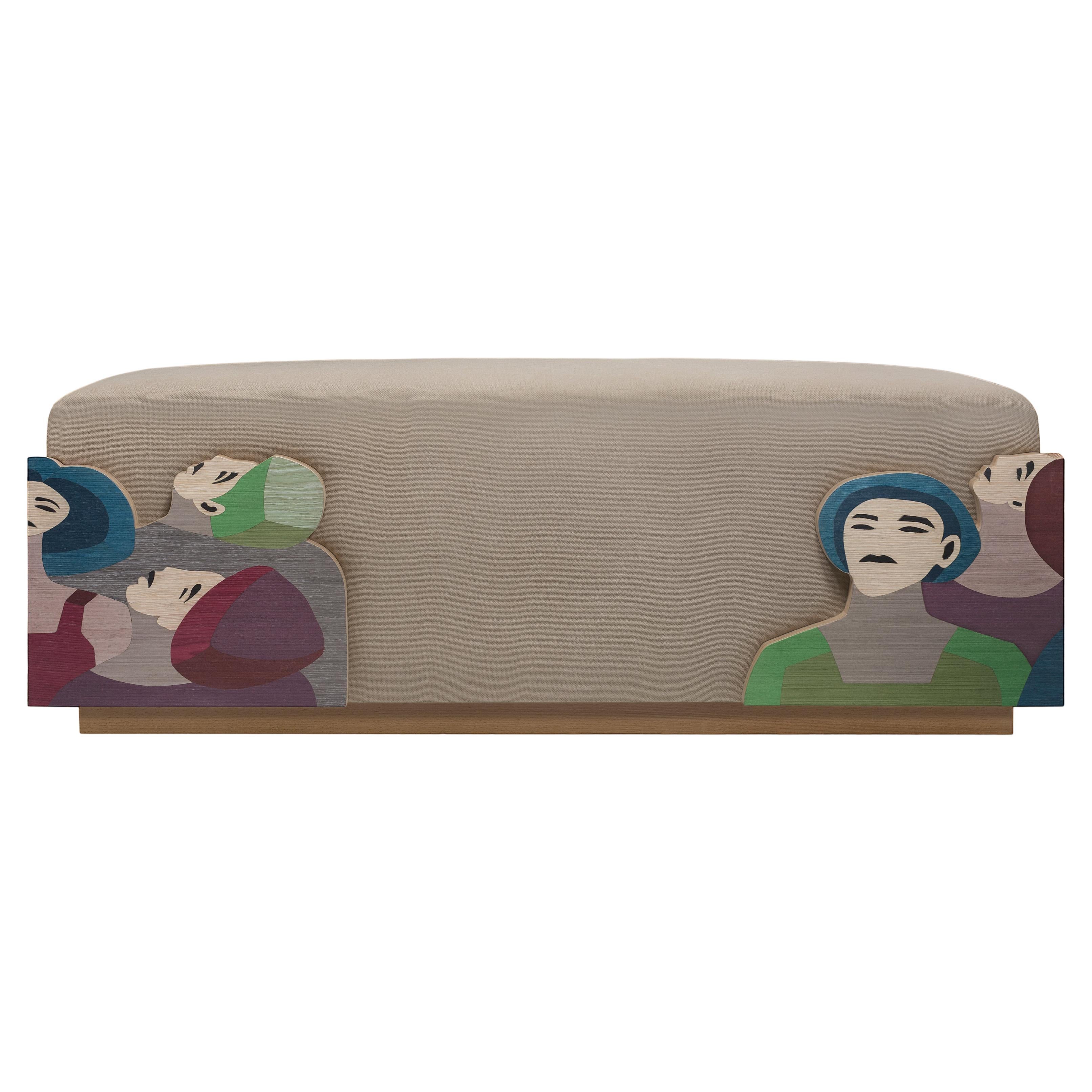 DREAMERS- Multicolor Veneers Bench For Sale
