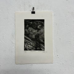 Dreams 7/23 Kimberleigh Noble 1998 Woodblock Etching Art