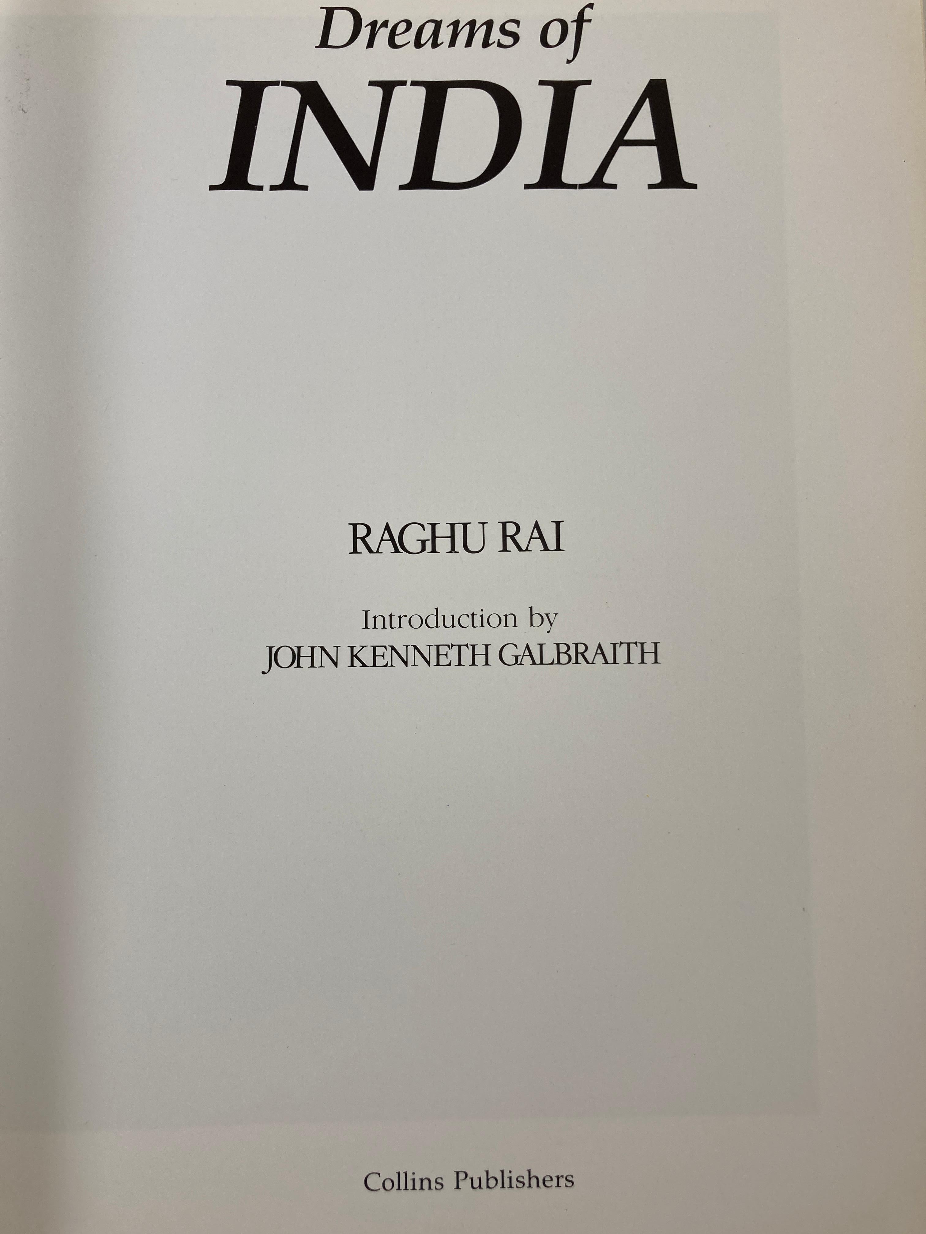 Indian Dreams of India Hardcover Book by Raghu Rai