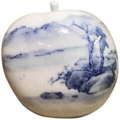 "Dreamscape on Porcelain Apple" by Taikkun Li