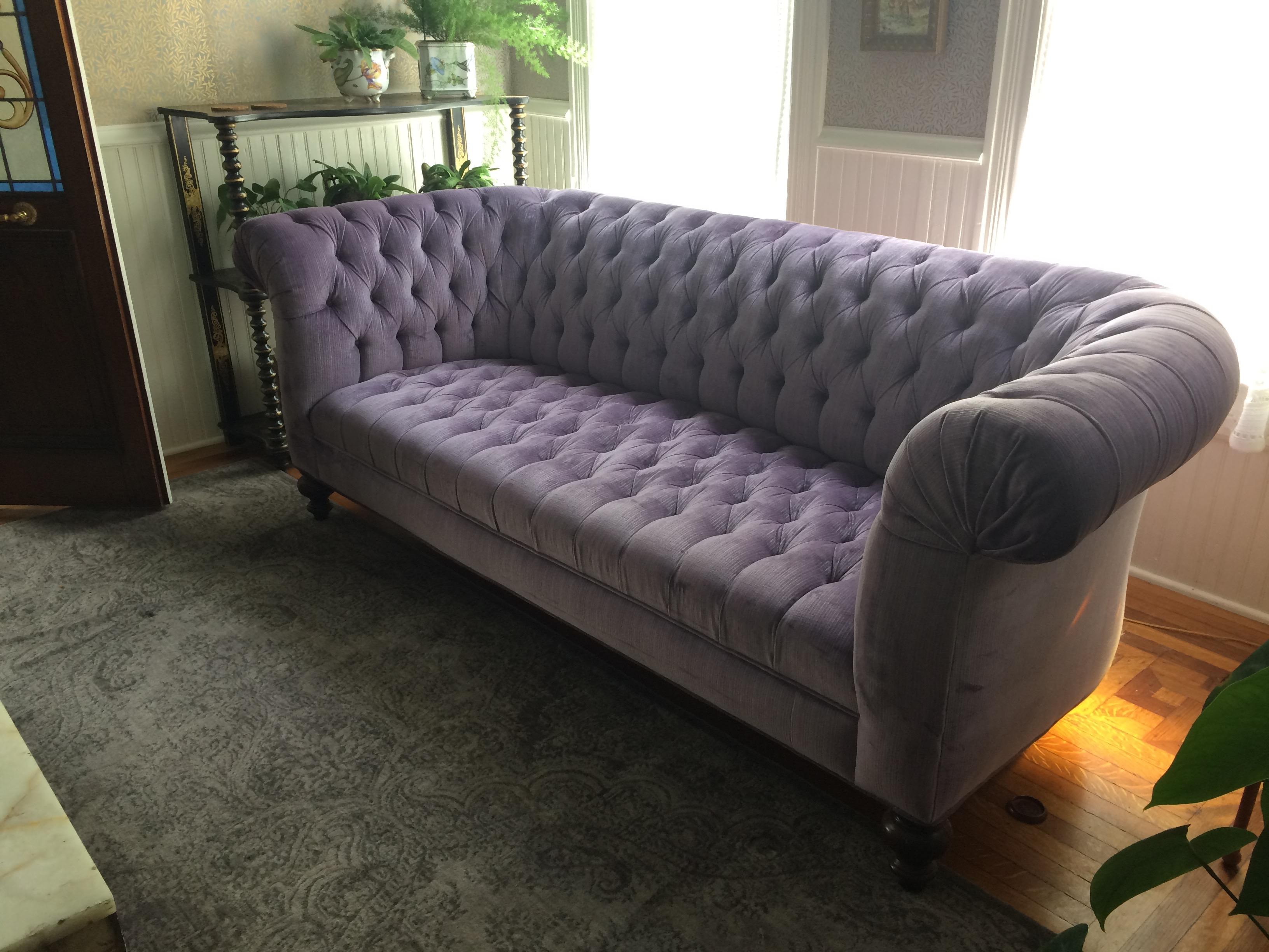 lavender sofa
