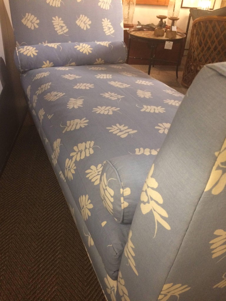 Dreamy Upholstered Daybed with Bolster Pillows at 1stDibs