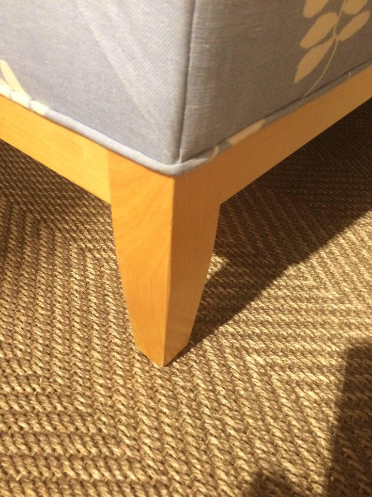 Dreamy Upholstered Daybed with Bolster Pillows at 1stDibs